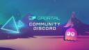 Discovery splash banner for GPORTAL Community Discord server