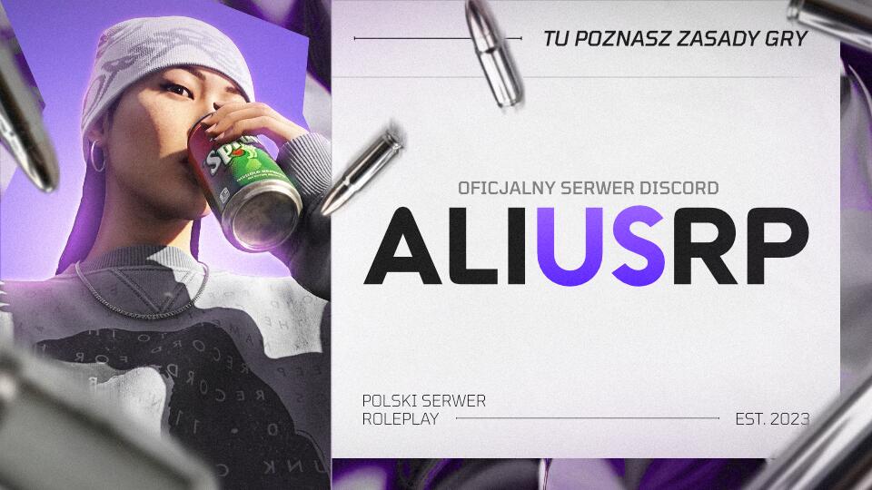 Discovery splash banner for AliusRP | NOWA EDYCJA Discord server