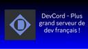 Discovery splash banner for DevCord Discord server