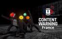 Discovery splash banner for Content Warning FR Discord server