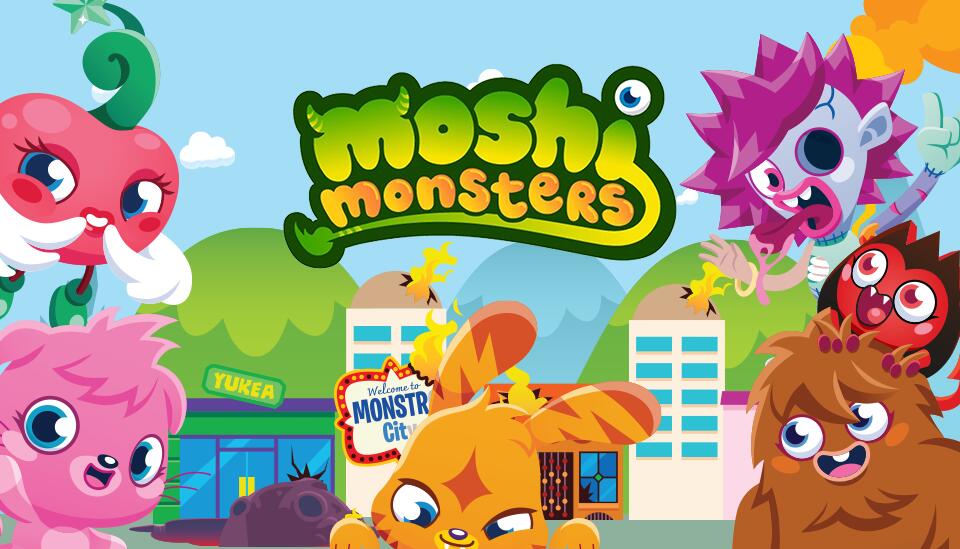 Discovery splash banner for Moshi Monsters Official Discord server