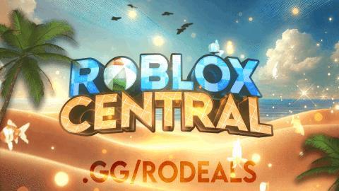 Discovery splash banner for Roblox Central | Trading & Middleman Services Discord server