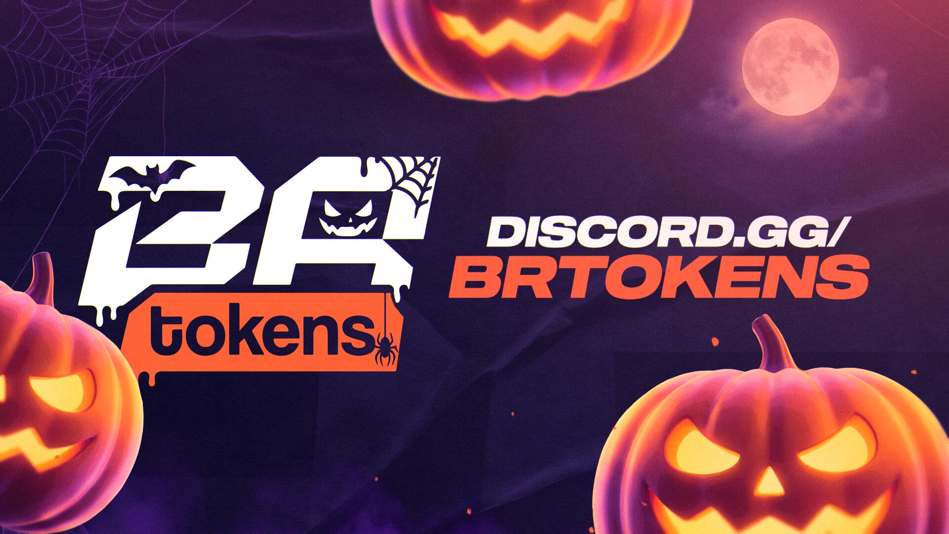 Discovery splash banner for BR TOKENS Discord server