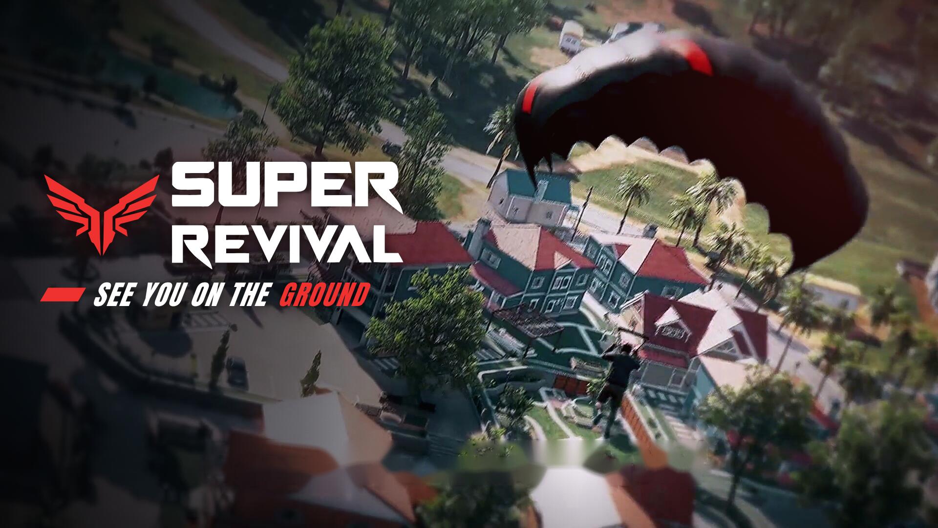 Discovery splash banner for SUPER REVIVAL Discord server