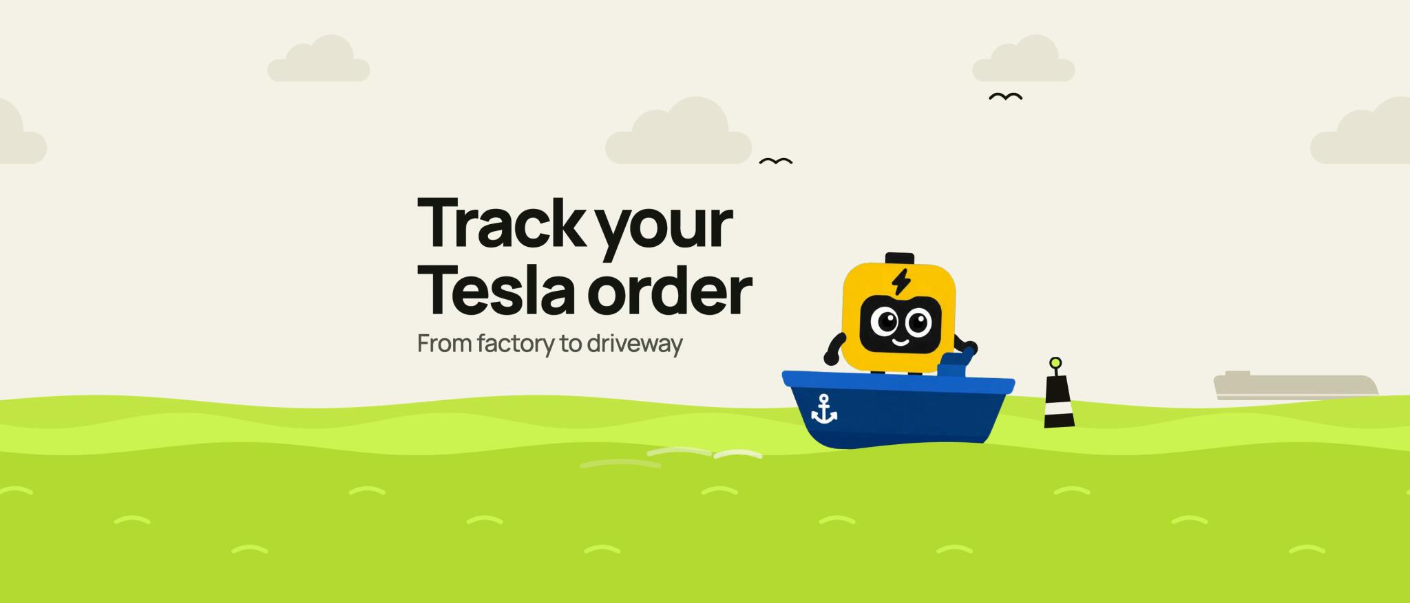 Discovery splash banner for Delivery Status for Tesla - MrProper Discord server