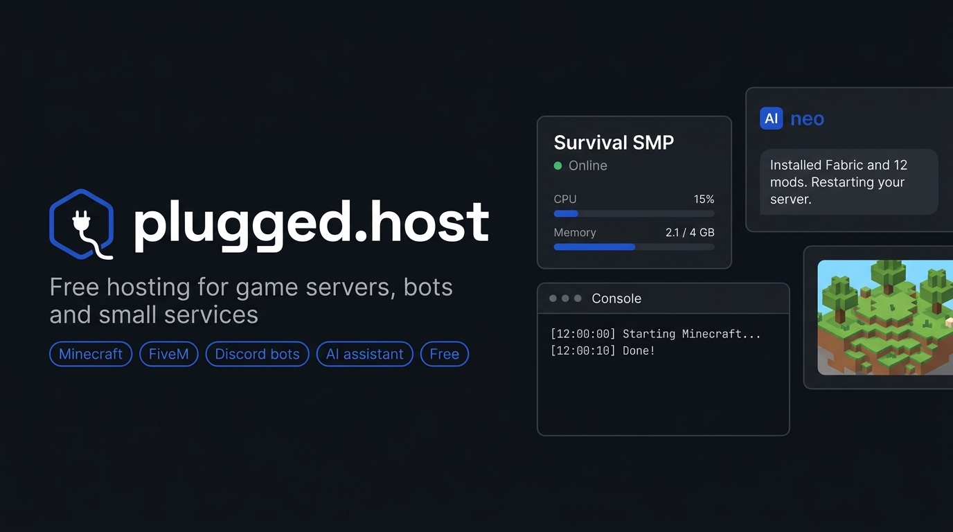 Discovery splash banner for plugged Discord server