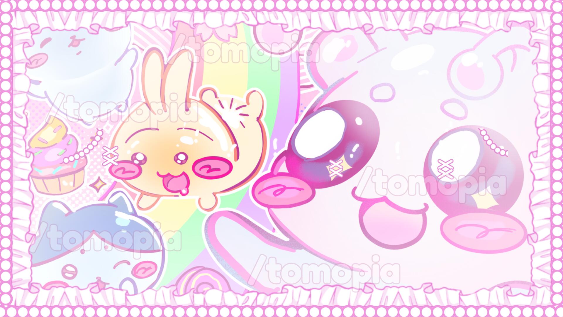 Discovery splash banner for ꒰ ⑅ tomopiα . 🌸 ﹕ chiikαwα · gws · dj2l ﹕ COW GW Discord server