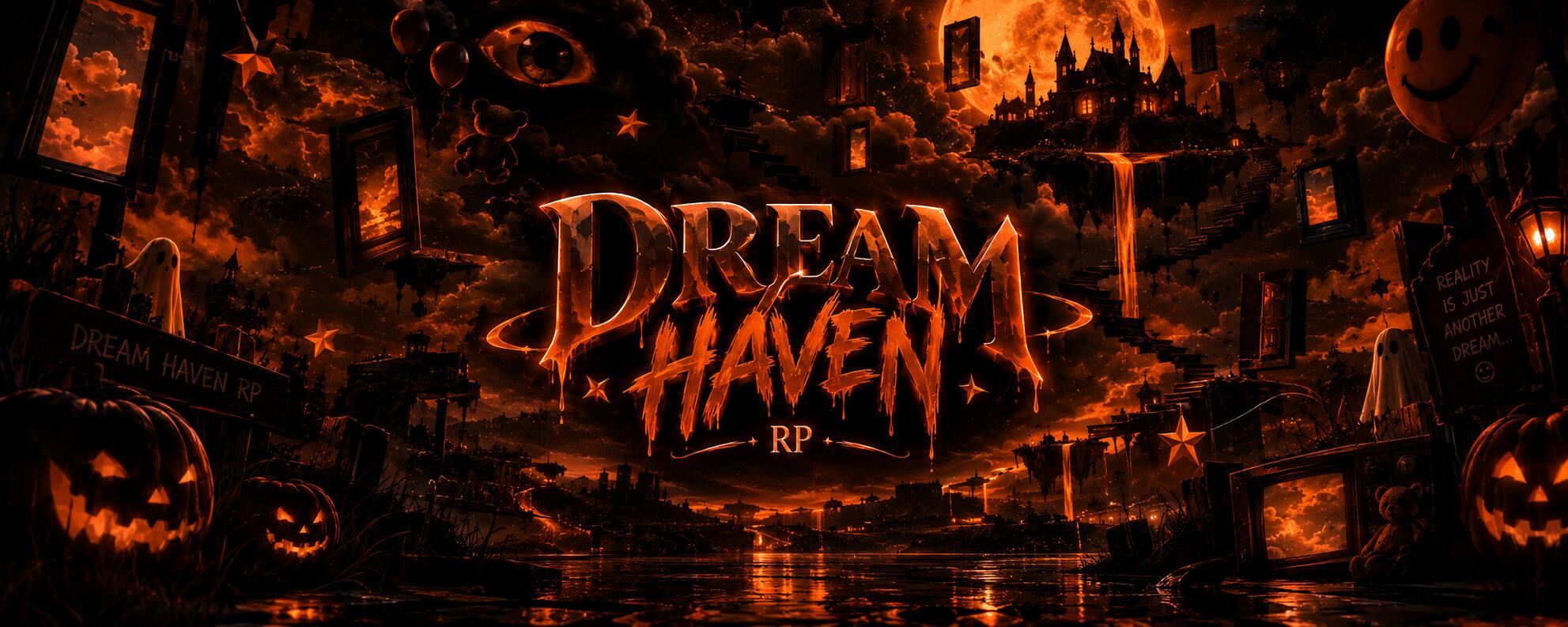 Discovery splash banner for ☁ Dream RP 🎃 Discord server