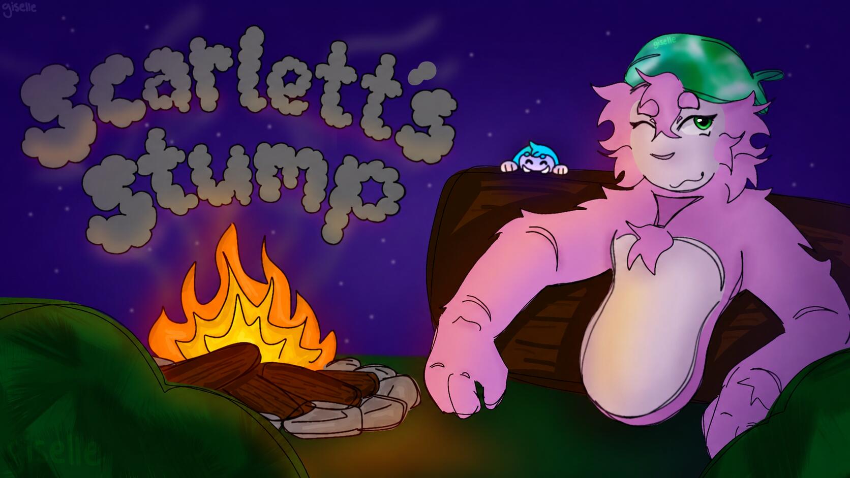Discovery splash banner for Scarlett's Stump Discord server