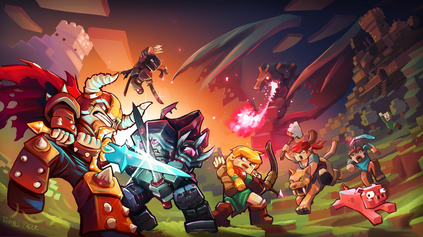 Discovery splash banner for Hypixel Discord server