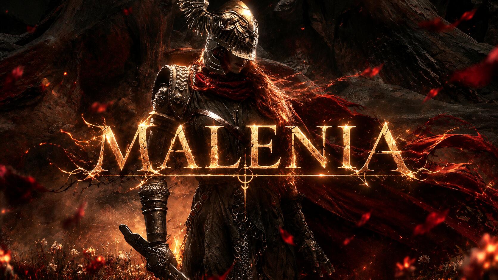 Discovery splash banner for M A L E N I A Discord server