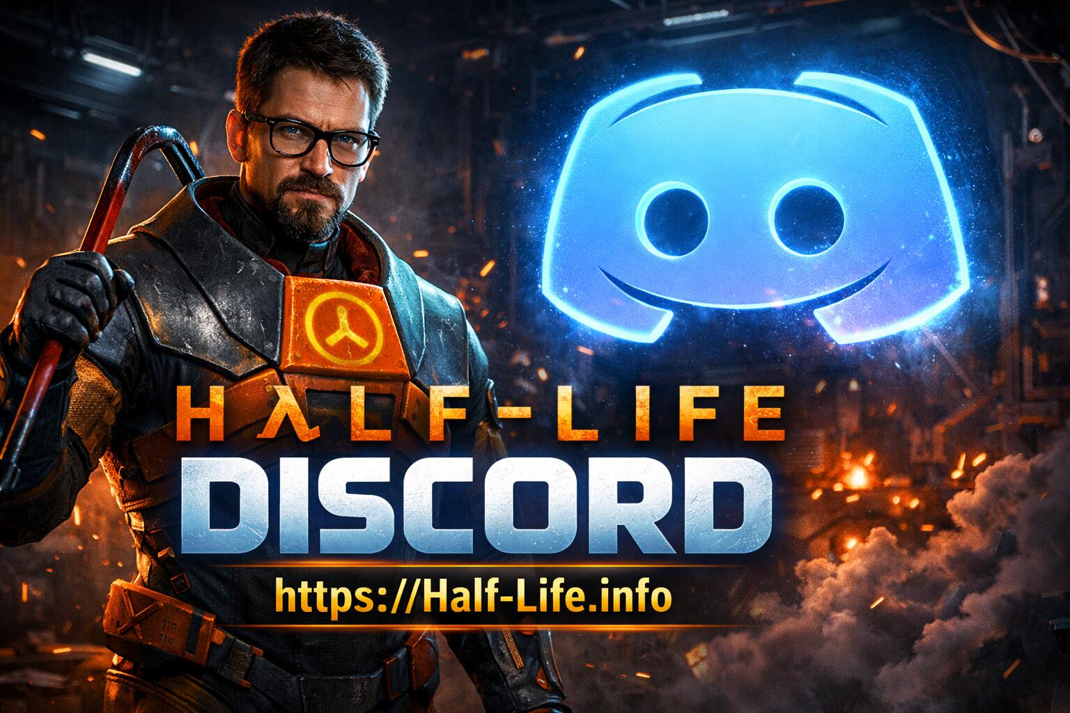 Discovery splash banner for Half-Life ³ Discord server