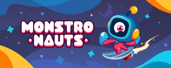 Discovery splash banner for Monstronauts Discord server