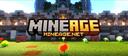 Discovery splash banner for Mineage Discord server