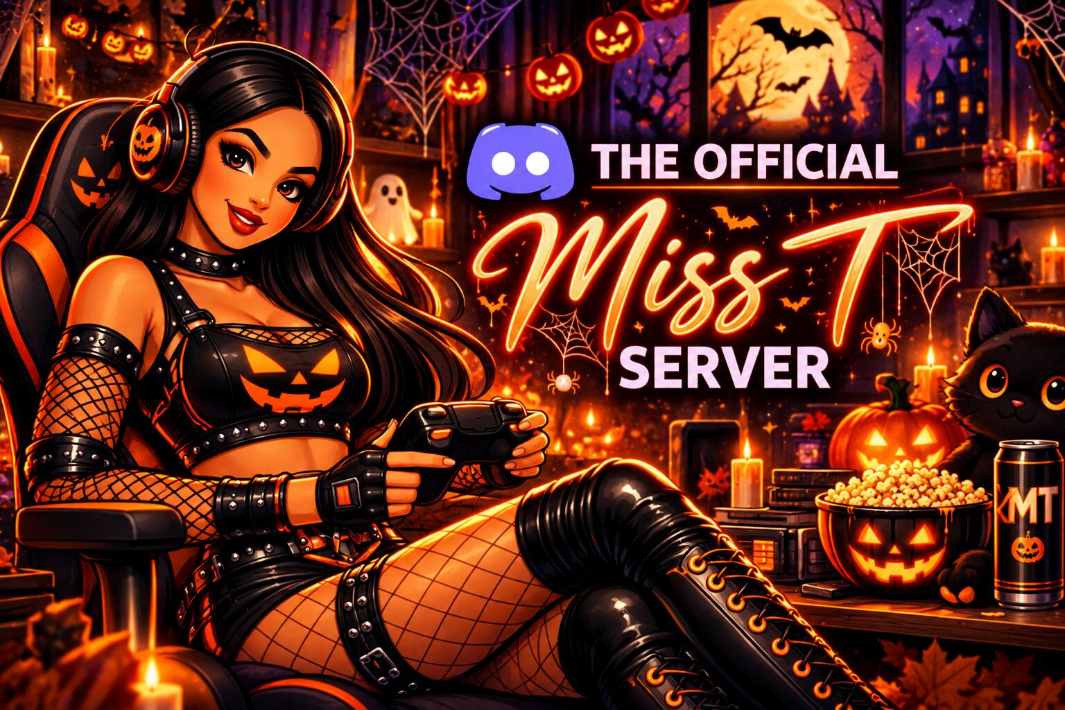 Discovery splash banner for DONUT GANG / MTM Discord server