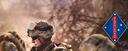 Discovery splash banner for 1st Marine Division Discord server