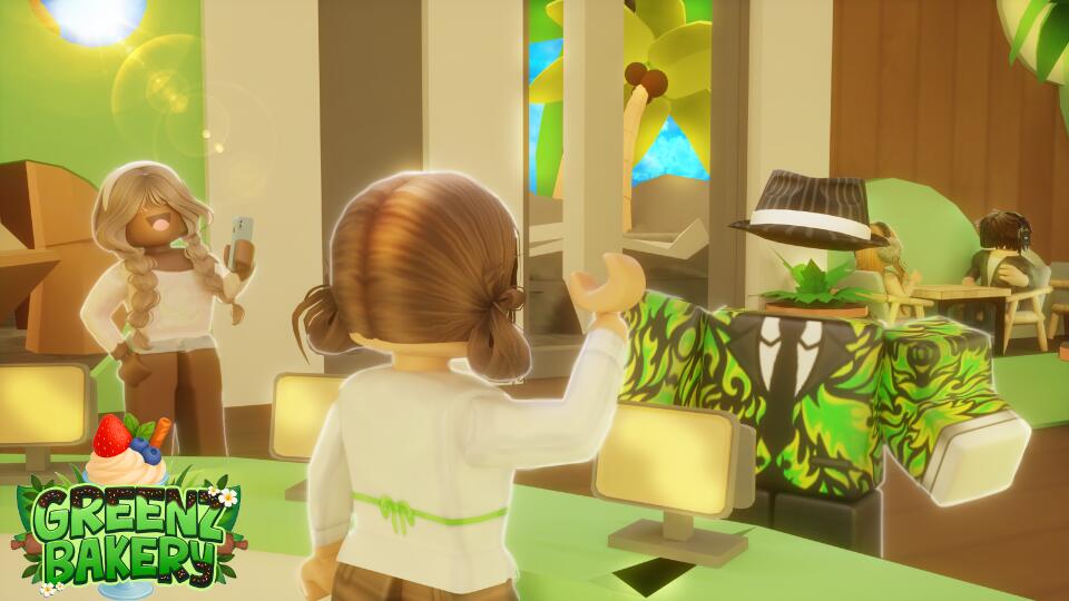Discovery splash banner for Greenz Bakery 🍵 Discord server