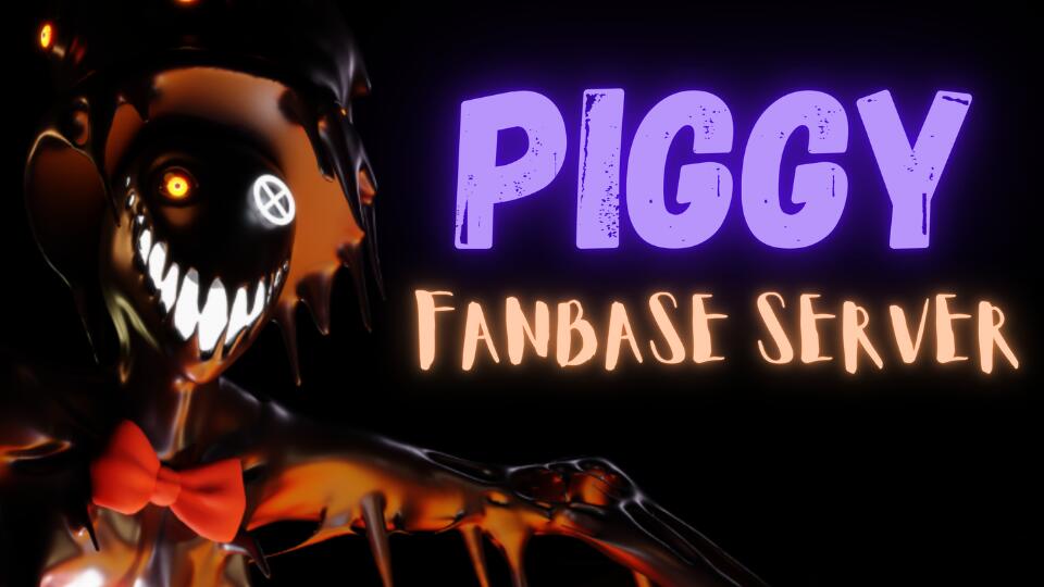 Discovery splash banner for Piggy Fanbase Discord server