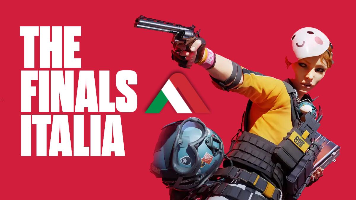 Discovery splash banner for THE FINALS Italia Discord server