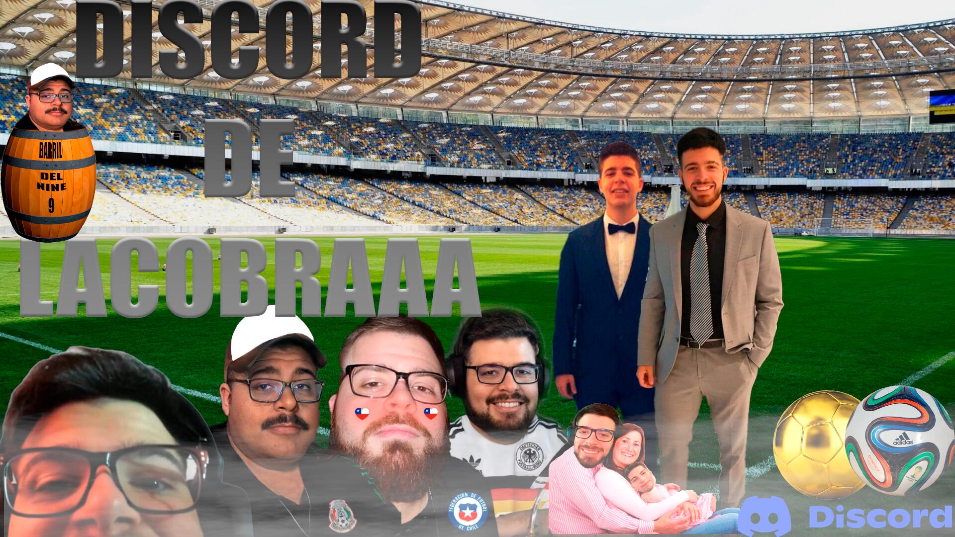 Discovery splash banner for 90 minutos de Cobrix Discord server
