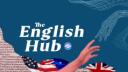 Discovery splash banner for The English Hub Discord server