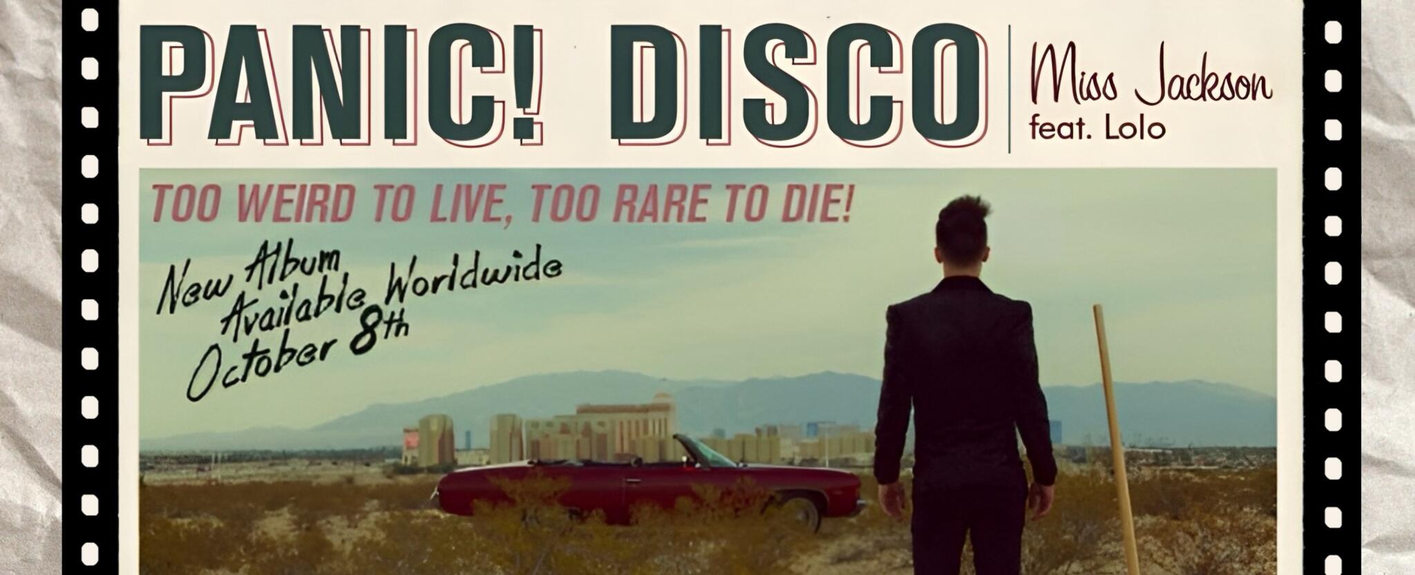 Discovery splash banner for Panic! At The Discord Discord server