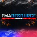 Discovery splash banner for EM4Resource Discord server