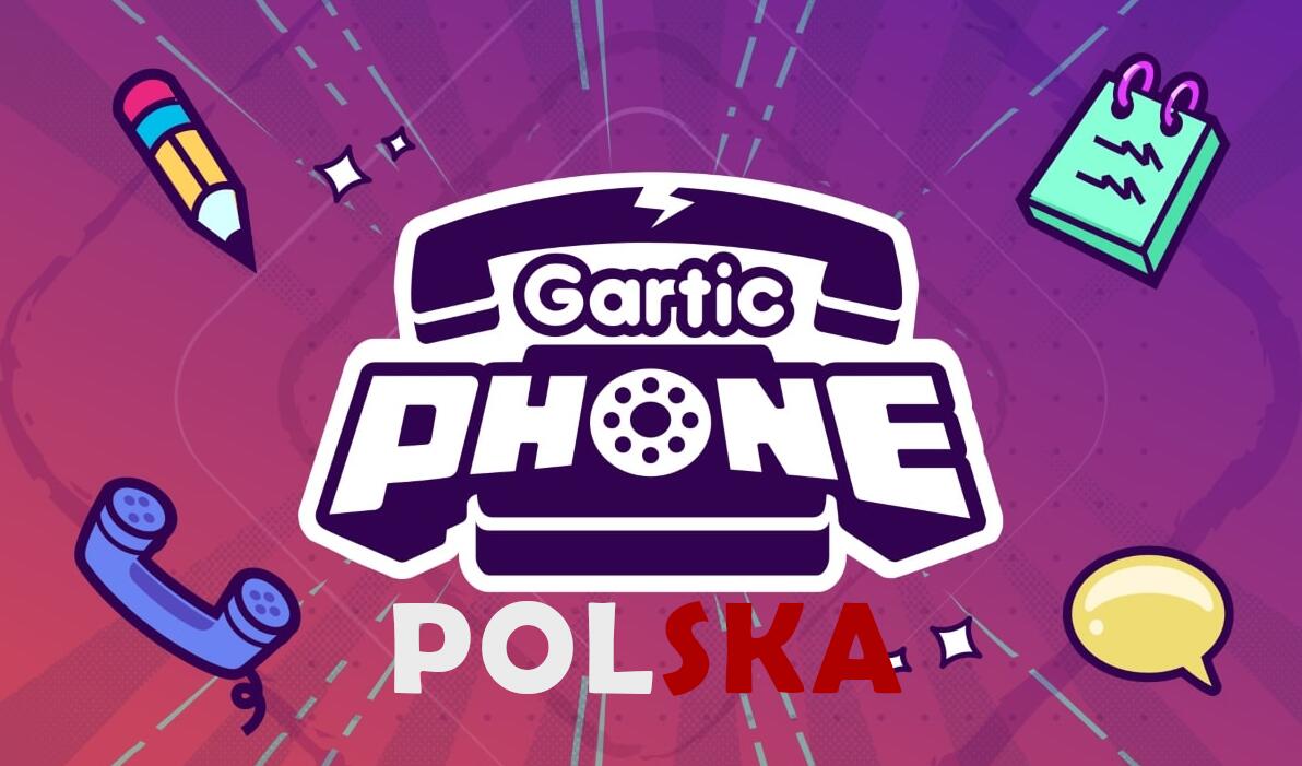 Discovery splash banner for Gartic Phone Polska Discord server
