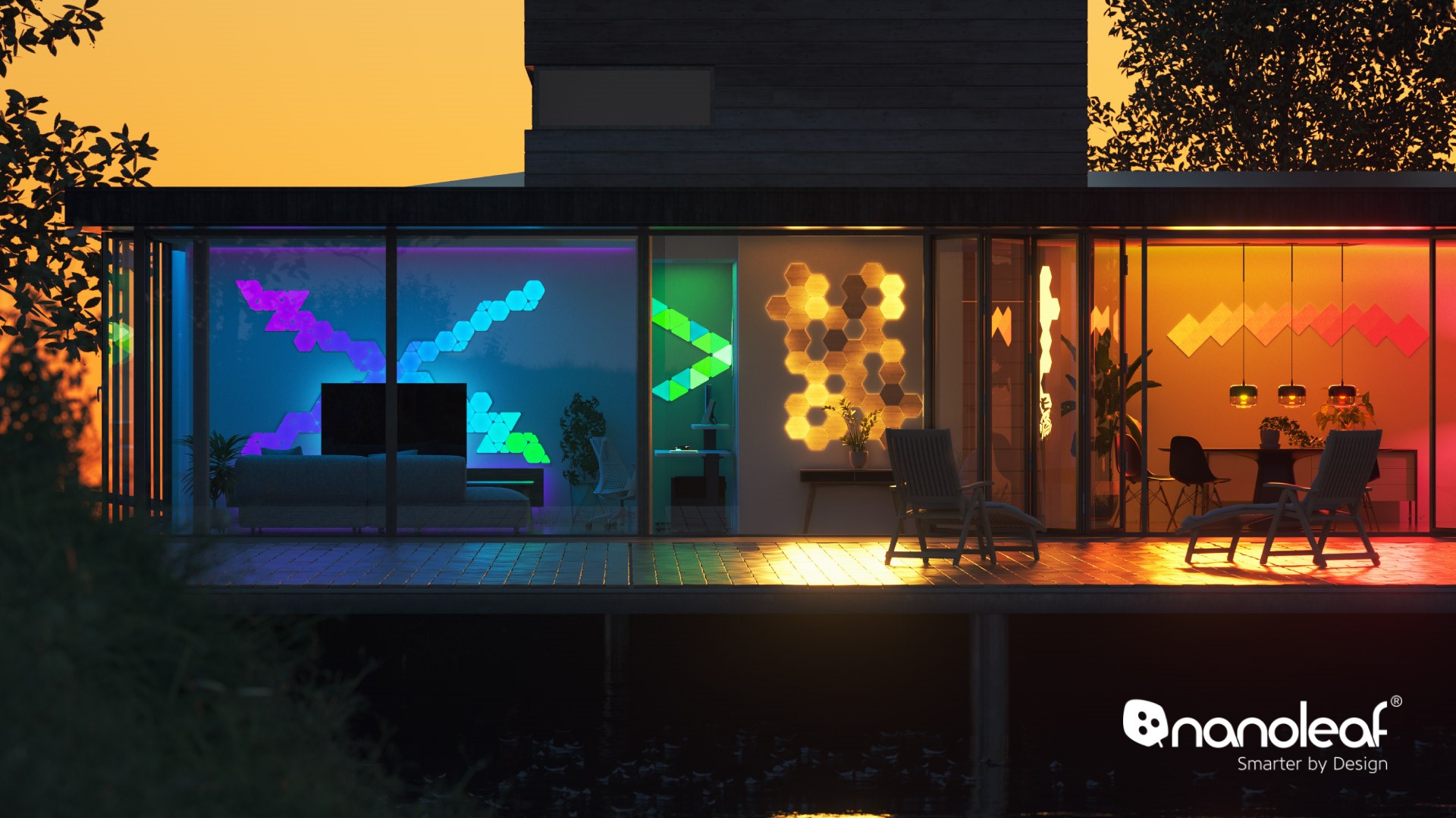 Discovery splash banner for Nanoleaf Official Discord server