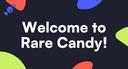 Discovery splash banner for Rare Candy Discord server
