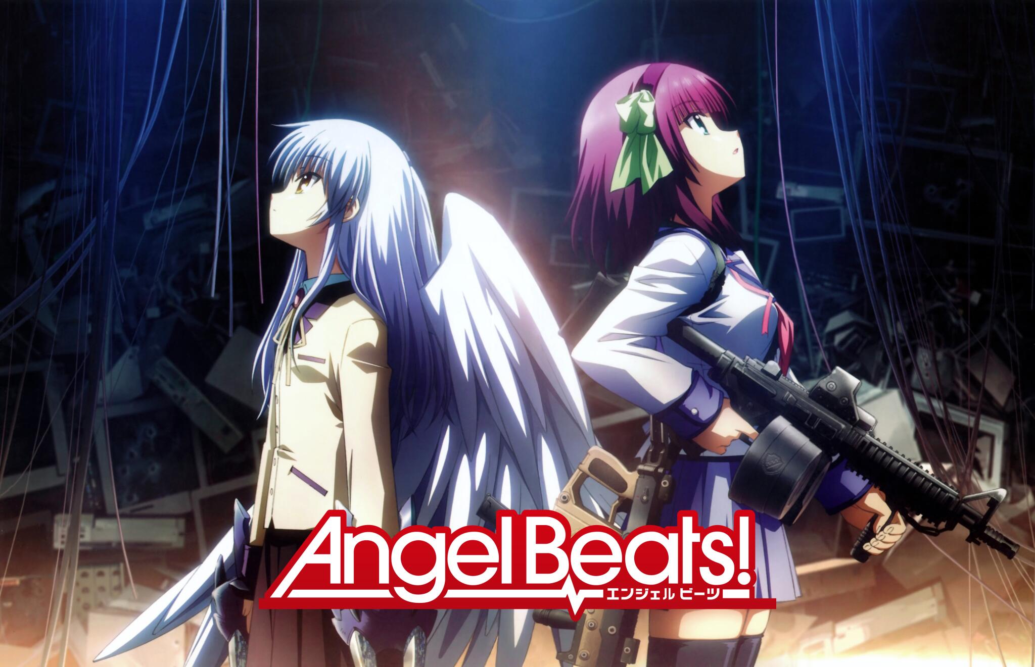 Discovery splash banner for Angel Beats! Discord server