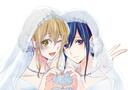 Discovery splash banner for r/yuri_manga Discord server