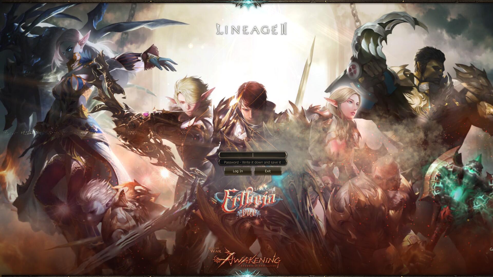 Discovery splash banner for Lineage2Ertheia Official Server Discord server